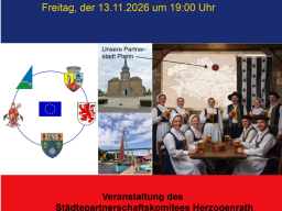Plakat französischer Abend